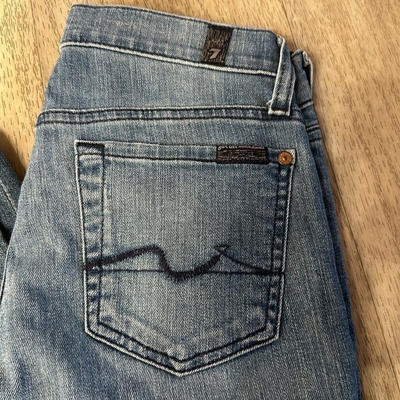 Seven for mankind light blue skinny jeans, size 25 - Picture 2 of 8